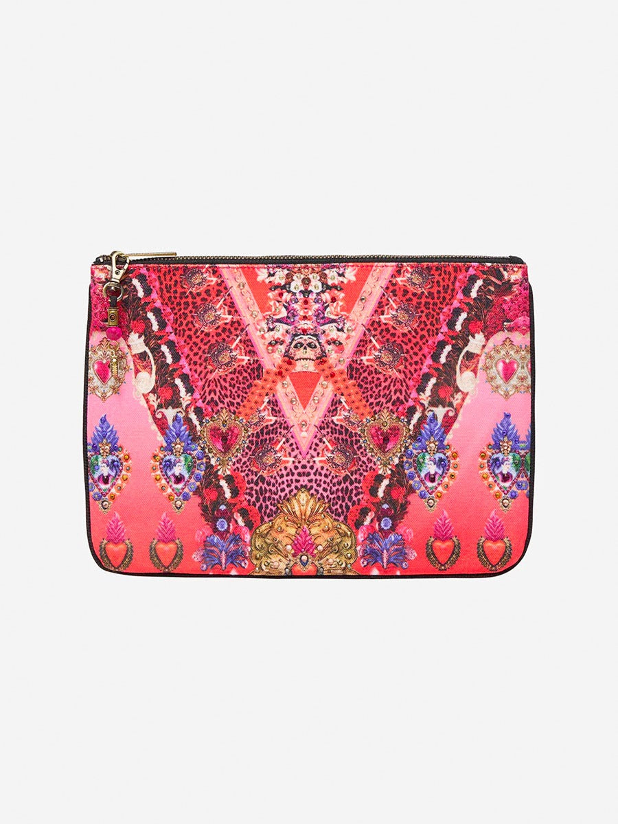 SMALL CANVAS CLUTCH