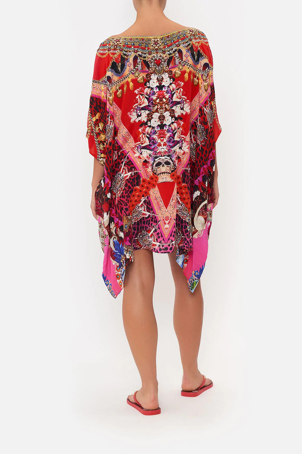 Camilla short round deals neck kaftan